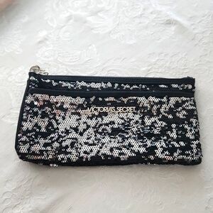 Victoria’s Secret Black Sequin Clutch,NWOT